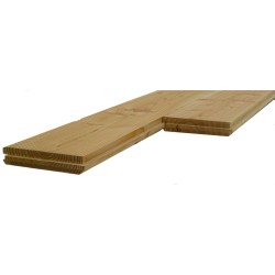 Lame de Plancher Bois Massif 27x135 Douglas Raboté Choix Rustique 2,50 m