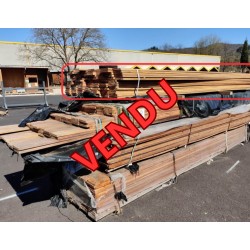 ♦ * DESTOCK Lot de 56 m²- Lame de Terrasse Cumaru 21x145