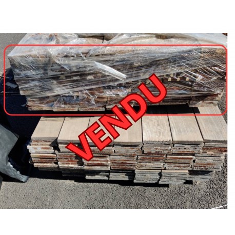 ♦ * DESTOCK Lot de 27 m²- Lame de Terrasse Cumaru Strié 20x140
