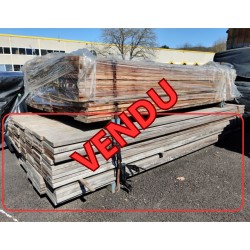 * DESTOCK Lot de 31 m²- Lame de Terrasse IPE Strié 20x140 Déclassé