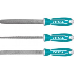 Coffret de 3 limes à bois TOTAL