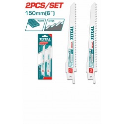 ♣ Set de 2 lames TOTAL pour scie sabre
