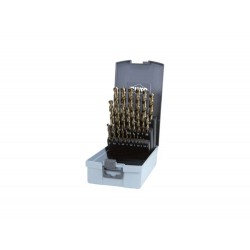 ♣ Set 25 forets rectifiés en acier HSS-G de la marque Krino