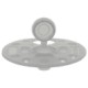 Rosace Plastique Rondelle Ø60 - Ø65 mm avec capuchon pour Isolant