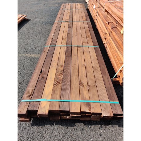 *DESTOCK Lot Ossature Bois Douglas 45x95mm déclassé 5m traité autoclave