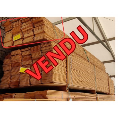 *DESTOCK Lot Plancher Mi-Bois Sapin 75m² Déclassé