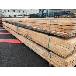 *DESTOCK Lot Bois Planche / Plateau 30x271 Épicéa Sec KD Abouté / Raboté 4 faces bords droits Déclassé Traité Naturel ...