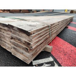 *DESTOCK Lot Bois Planche / Plateau 30x271 Épicéa Sec KD Abouté / Raboté 4 faces bords droits Déclassé Traité Naturel ...