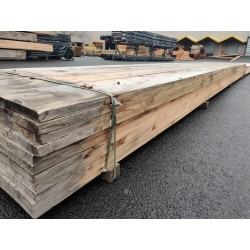 * DESTOCK Lot Bois Planche / Plateau 30x271 Épicéa Sec KD Abouté / Raboté 4 faces bords droits Déclassé Traité Naturel...