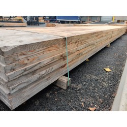 * DESTOCK Lot Bois Planche / Plateau 36x245 Épicéa Sec KD Abouté / Raboté 4 faces bords droits Déclassé Traité Naturel...