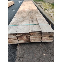 * DESTOCK Lot Bois Planche / Plateau 36x245 Épicéa Sec KD Abouté / Raboté 4 faces bords droits Déclassé Traité Naturel...
