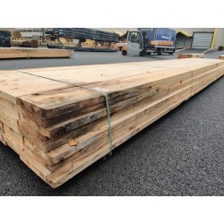 * DESTOCK Lot Bois Planche / Plateau 36x220 Épicéa Sec KD Abouté / Raboté 4 faces bords droits Déclassé Traité Naturel...