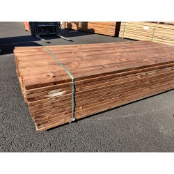 *DESTOCK Lot Planche Douglas Raboté Traité Autoclave classe 3 déclassé en 2,70m 38x170mm