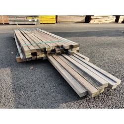 *DESTOCK Lot Lambourde 40x60 pour Terrasse Bois Exotique Classe 4 Déclassé