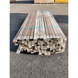 *DESTOCK Lot Lambourde 40x60 pour Terrasse Bois Exotique Classe 4 Déclassé
