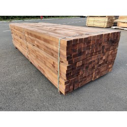 *DESTOCK Lot Planche Douglas Raboté Traité Autoclave classe 3 déclassé en 3 m 53x70mm