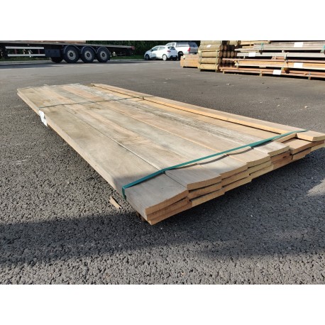 * DESTOCK Lot de 8,50 m²- Lame de Terrasse Garapa 21x145 Déclassé