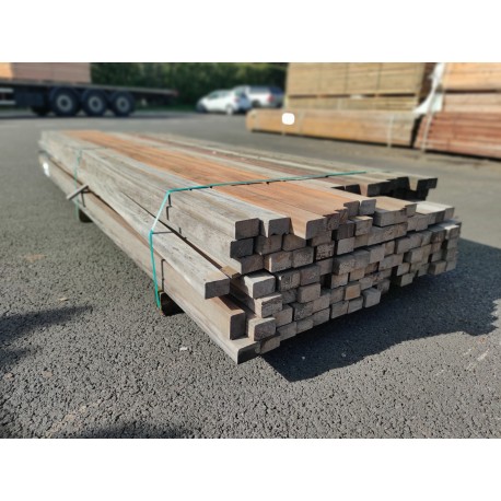 *DESTOCK Lot Lambourde 40x60 pour Terrasse Bois Exotique Classe 4 Déclassé