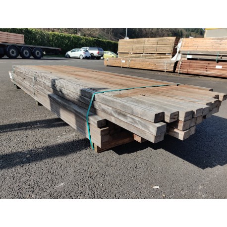 *DESTOCK Lot Lambourde 40x60 pour Terrasse Bois Exotique Classe 4 Déclassé