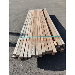 *DESTOCK Lot Lambourde 40x60 pour Terrasse Bois Exotique Classe 4 Déclassé
