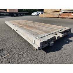 *DESTOCK Lot Lambourde 42x65 pour Terrasse Bois Exotique Classe 4 Déclassé