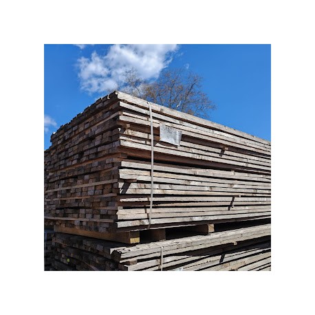 * DESTOCK Lot de 308 Planches Voliges 27x80mm en Résineux Choix 2-3 Grisés Brut non traité 2,50m