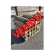 * DESTOCK Lot de Rondin Bois Rond Fraisé Pin Imprégné Traité Autoclave Classe 4