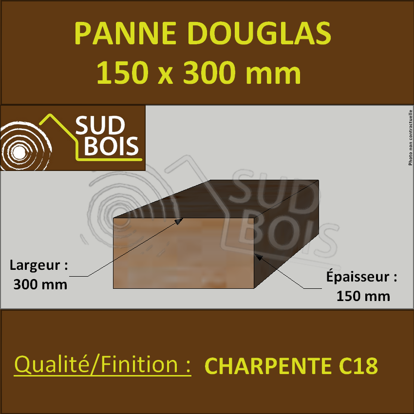 Panne Poutre 150x300 Douglas Prix Au Metre Sud Bois Terrasse Bois Direct Scierie