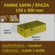 Panne 150x300mm Sapin/Épicéa Traité Classe 2 Jaune