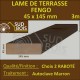 Lame Terrasse FENGO 45X145mm Autoclave Marron  Choix 2 en 3m