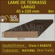 Lame de Terrasse LARGO 45X220mm Douglas Naturel Choix1 4m