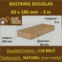 * Palette de 30 Chevrons 60x180 Douglas Naturel Brut 3M