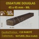 Tasseau / Carrelet Sec Raboté Douglas Naturel 45x45mm au ml