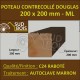Poteau 200x200 Bois Contrecollé Douglas Autoclave Raboté Prix/ml
