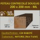 Poteau 200x200 Bois Contrecollé Douglas Naturel Raboté Prix/ml