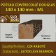 Poteau 140x140 Bois Contrecollé Douglas Autoclave Raboté Prix/ml