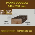 ↕ Panne / Poutre 140x280 Douglas Charpente C18 prix au mètre