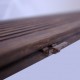 Lame de Terrasse Bamboo en Bambou 2 Faces (lisse et striée) 20x139 en 1.85m + Clips et Vis