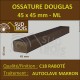 Tasseau / Carrelet 45x45 Douglas Sec Raboté Autoclave Marron Choix 2-3 en 3m