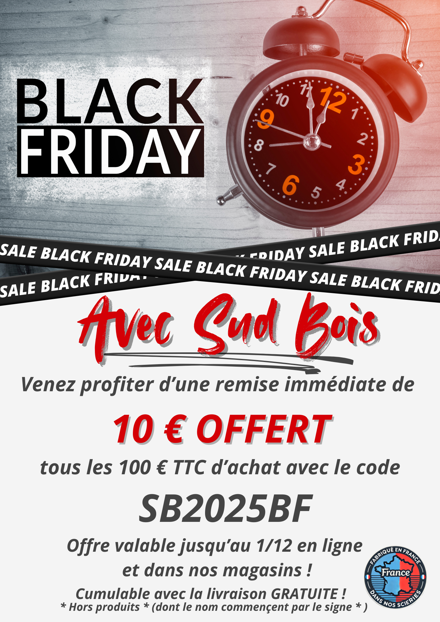 Black Friday Sud Bois 2025